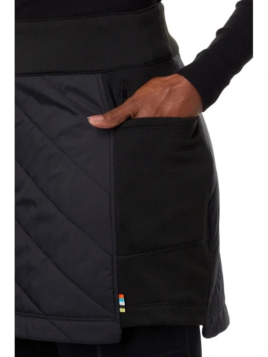 Smartwool Women's SZ L Smartloft Skirt Insulated Pull-On Black Wool Blend NEW - Picture 9 of 14